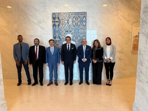 على هامش فعاليات أسبوع أبوظبي العالمي للصحة 2025.. نائب رئيس مجلس الوزراء وزير الصحة يلتقي وفد «UNID...
