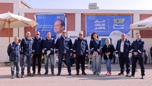مبادرة ١٠٠ مليون صحة تنفذ حملة طبية شاملة للعاملين بشركة موبكو ضمن جهودها لدعم صحة العامل المصري"