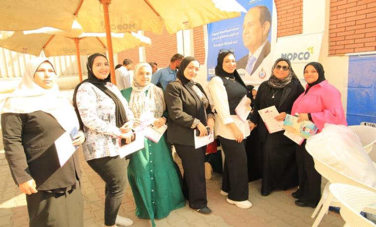 مبادرة ١٠٠ مليون صحة تنفذ حملة طبية شاملة للعاملين بشركة موبكو ضمن جهودها لدعم صحة العامل المصري"